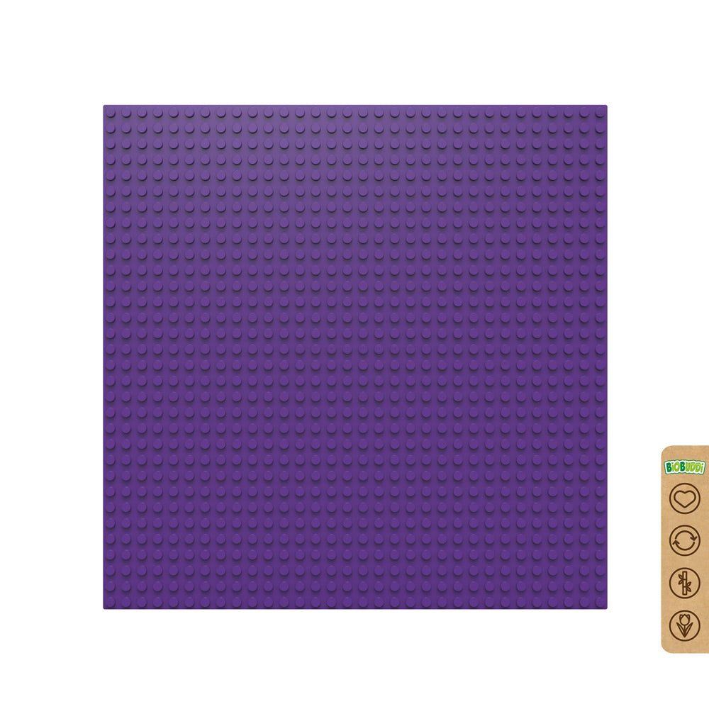 32 x 32 Placa base berenjena púrpura